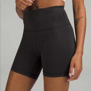 Lululemon Winder Train High Rise 6 Inch Short Black